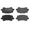 Centric Parts Semi-Metallic Brake Pads W/Hardware, 104.13071 104.13071 - alternate 1